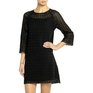 A.P.C. & VANESSA SEWARD Joan Black Crochet Dress